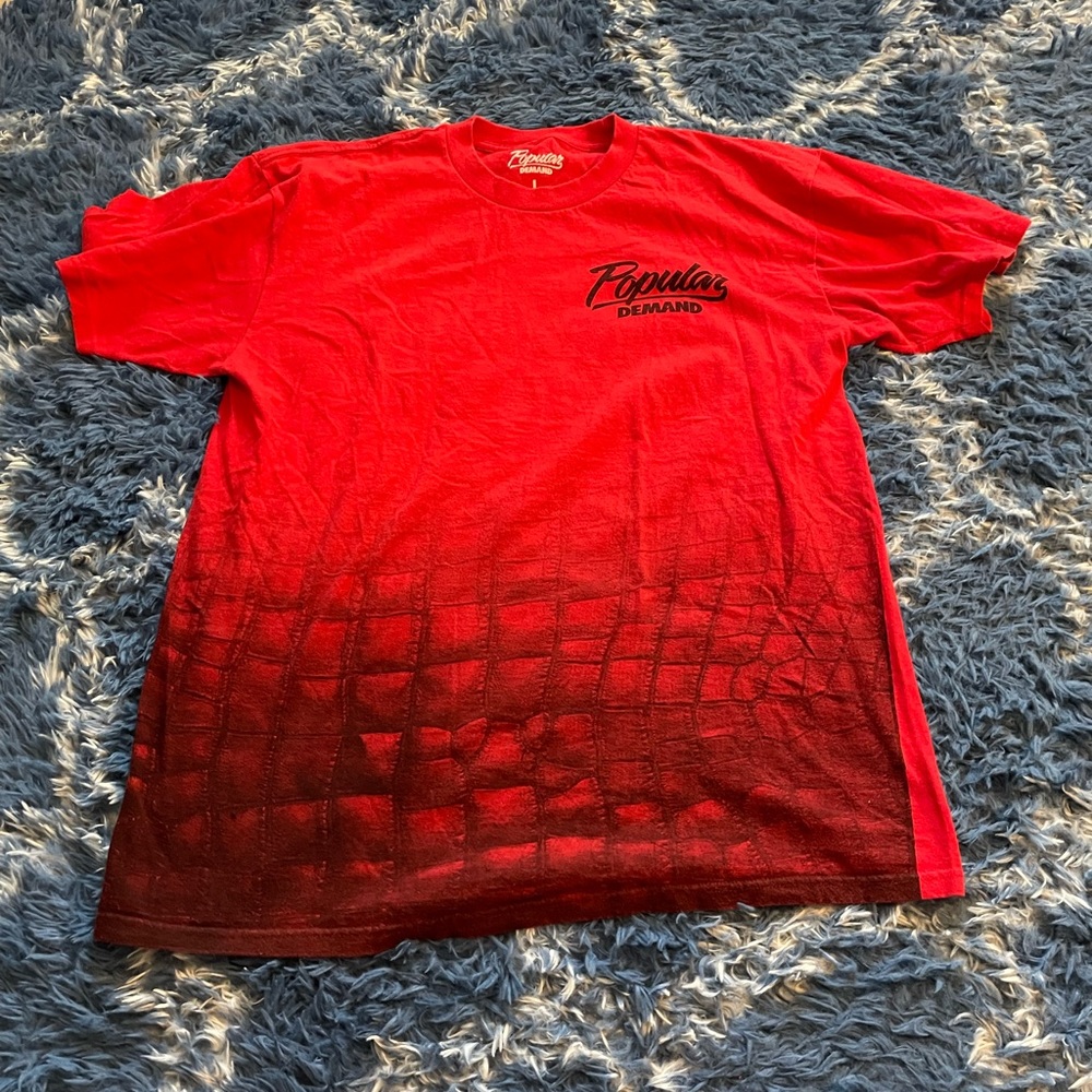 Red Popular Demand Tee Shirt